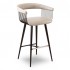 4051B Gianna Steel and Fully Upholstered Art Deco Commercial Restaurant Hotel Assisted Living Hospitality Bar Stool